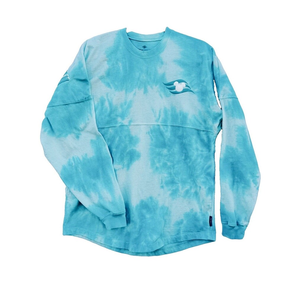 Disney Cruise Line Castaway Cay Spirit Jersey S Blue Tie Dye Bahamas Mickey